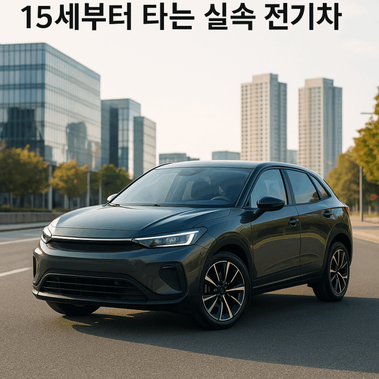 Read more about the article 15세부터 타는 실속 전기차