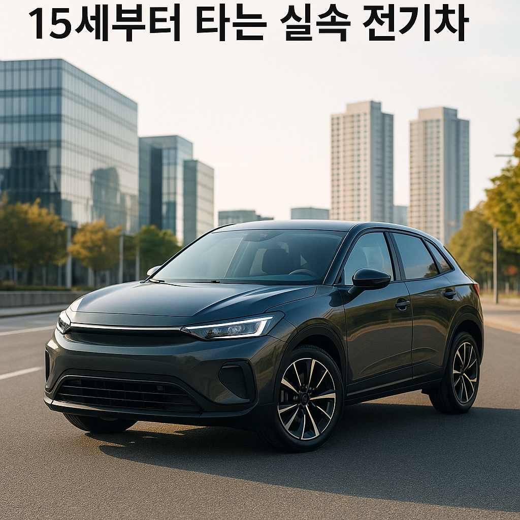 Read more about the article 15세부터 타는 실속 전기차
