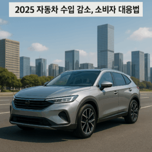 2025 자동차 수입 감소, 소비자 대응법