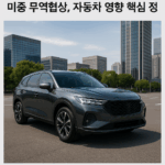 미중 무역협상, 자동차 영향 핵심 정리