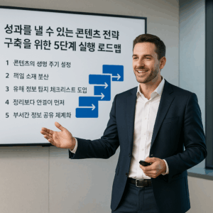 디지털 콘텐츠 정리 전략 5단계