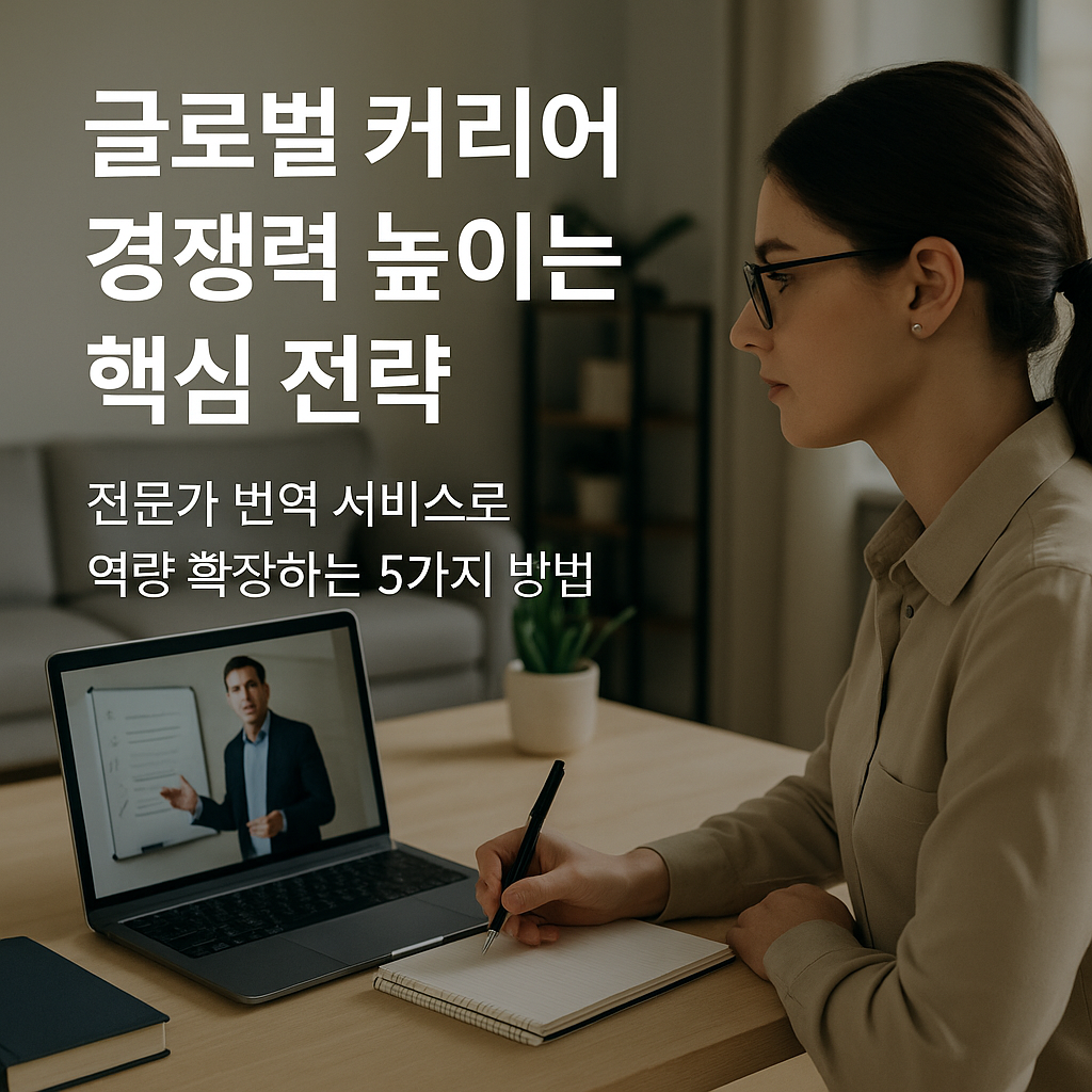 글로벌 경쟁력 높이는 번역 전략