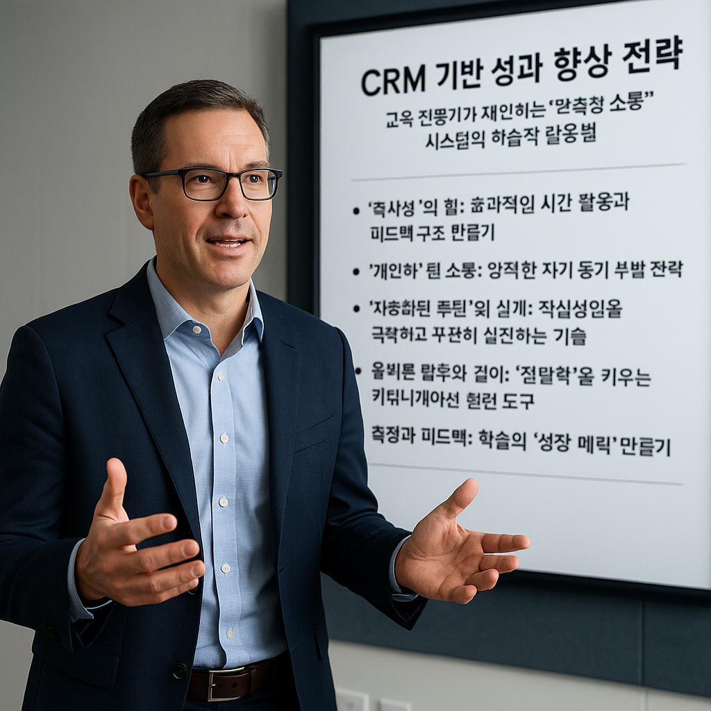 Read more about the article 맞춤형 CRM 커뮤니케이션으로 학습 성과 높이기
