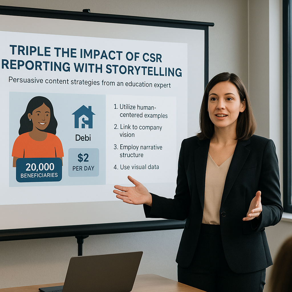 Read more about the article 스토리텔링으로 완성하는 CSR 보고서