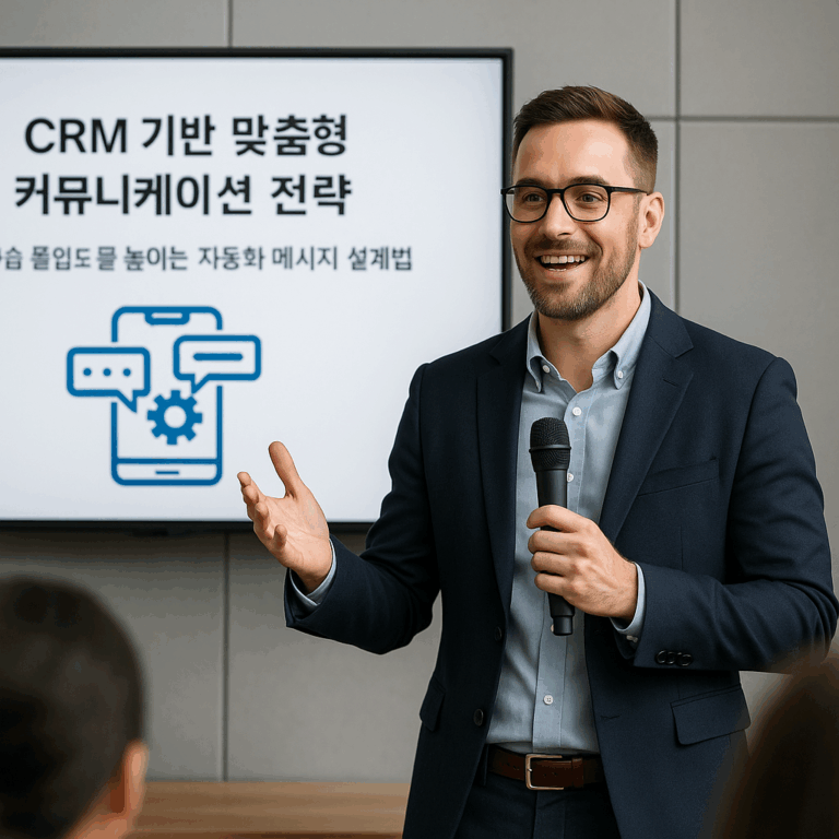 Read more about the article 학습 몰입 끌어내는 CRM 메시지 전략